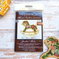 Small Embroidery Kit On Wood | Christmas Horse | Packaging