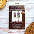 Small Embroidery Kit On Wood | Christmas Eve Santa Tassel | Packaging